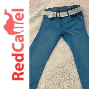 Red Camel Blue Pants